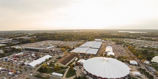 Aerial of Campus - World Dairy Expo