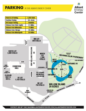 Alliant Energy Center Parking Manifest